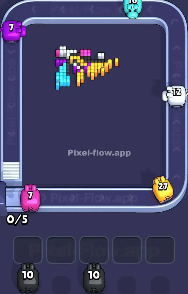 Pixel Flow Level 1466 Solution 3