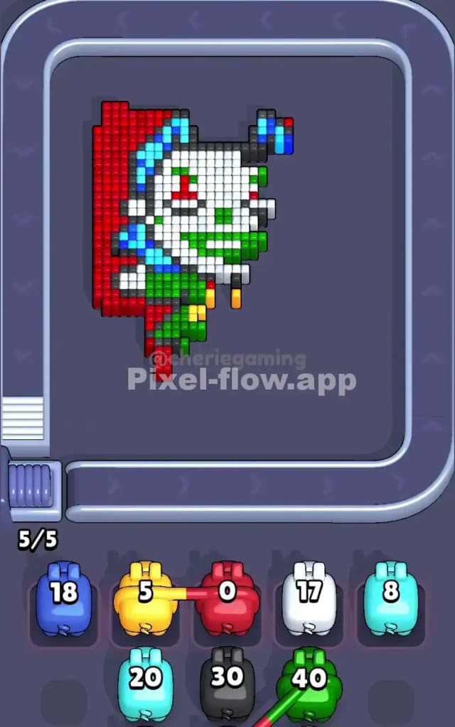 Pixel Flow Level 75 Solution 2