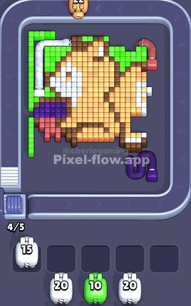 Pixel Flow Level 101 Solution 1