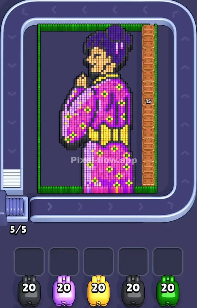 Pixel Flow Level 1037 Gameplay