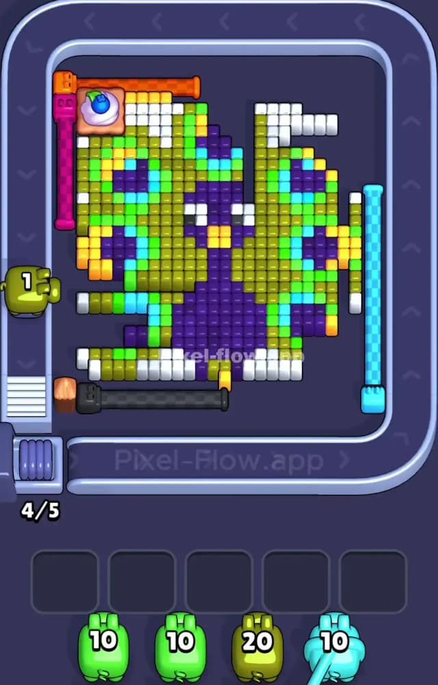 Pixel Flow Level 967 Solution 2