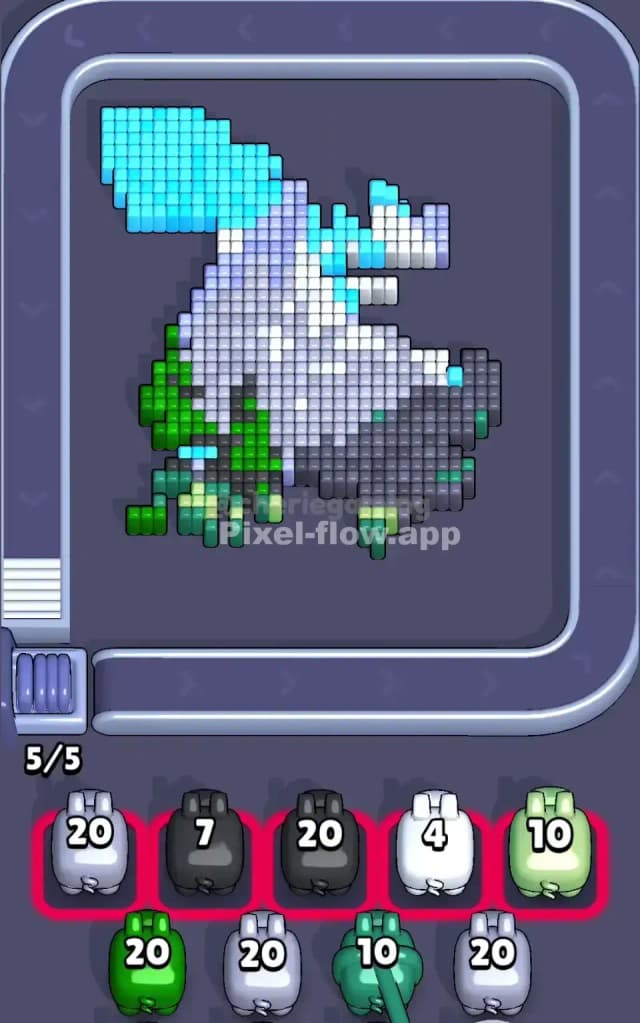 Pixel Flow Level 414 Solution 2