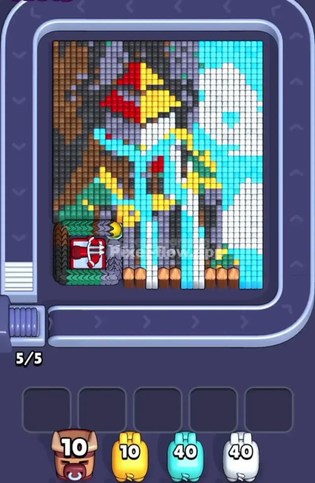 Pixel Flow Level 1776 Gameplay