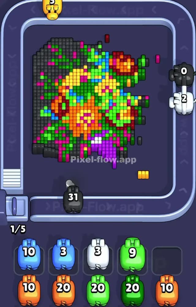 Pixel Flow Level 1134 Solution 1