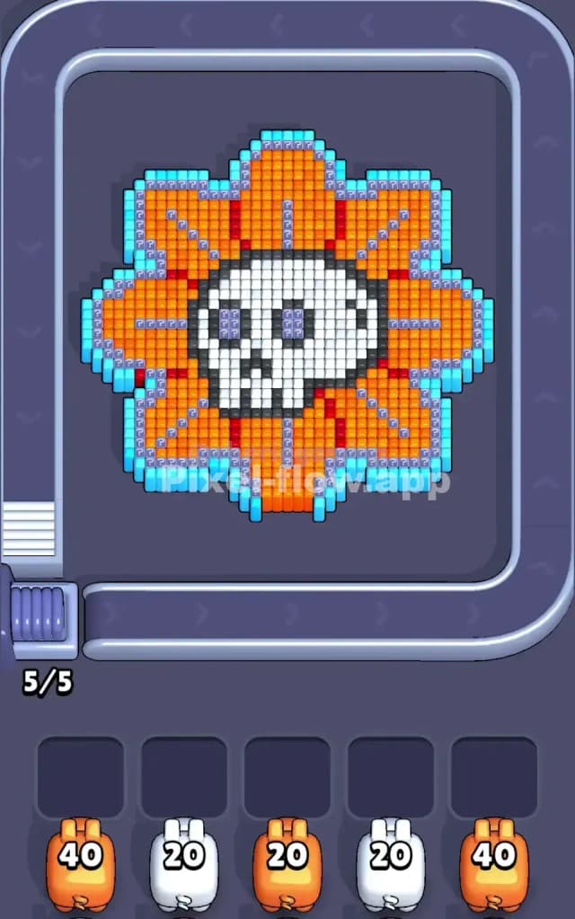 Pixel Flow Level 216 Gameplay