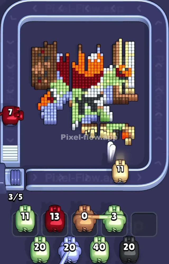 Pixel Flow Level 1458 Solution 2