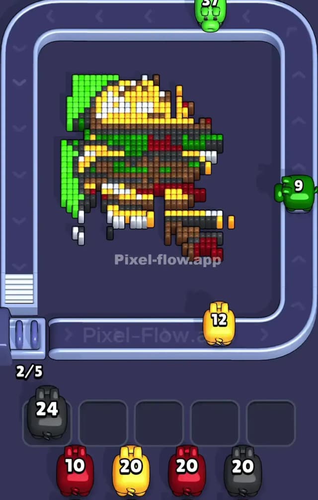 Pixel Flow Level 866 Solution 2