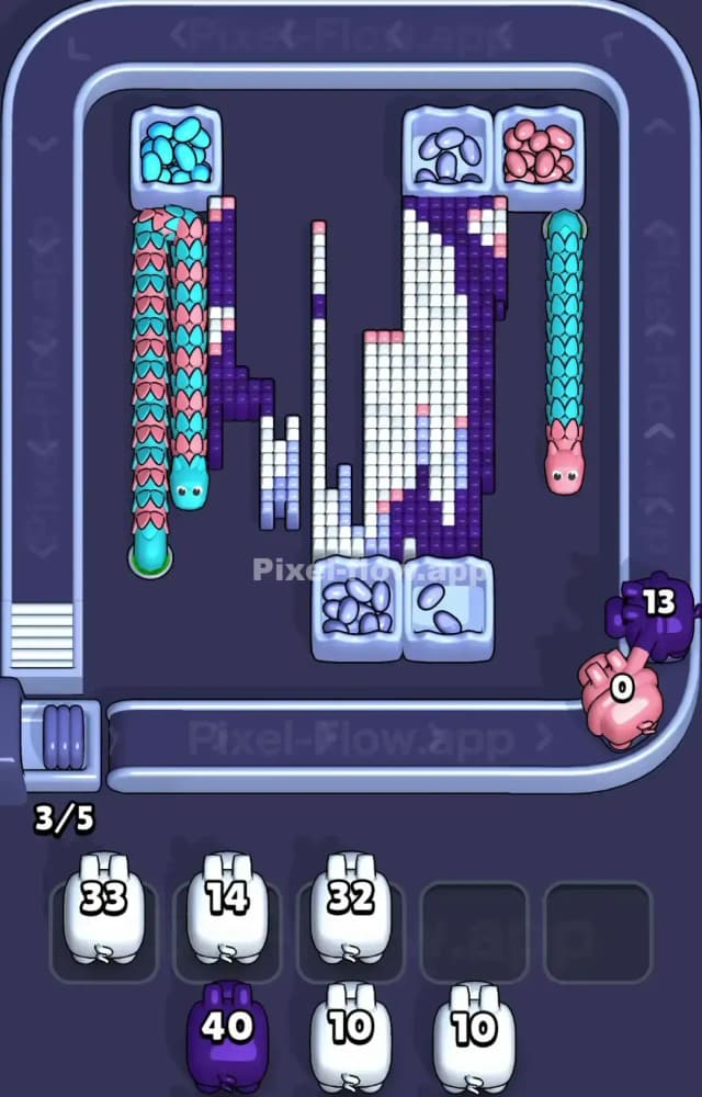 Pixel Flow Level 1289 Solution 2