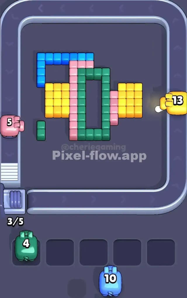 Pixel Flow Level 70 Solution 2