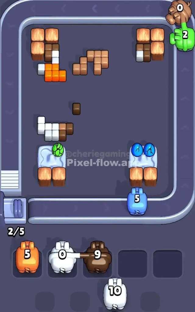 Pixel Flow Level 445 Solution 3