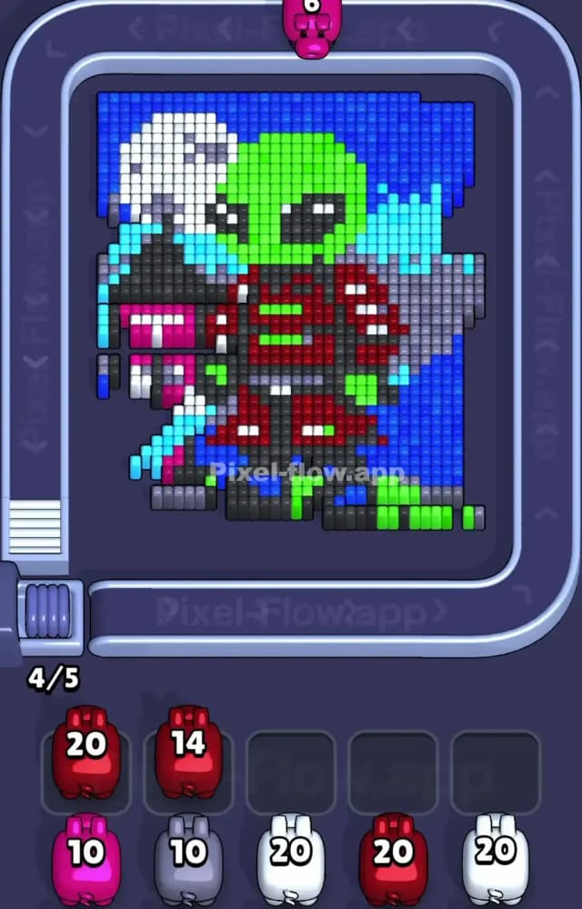 Pixel Flow Level 1250 Solution 1