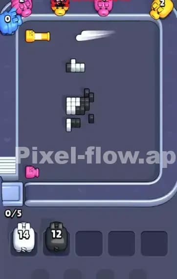 Pixel Flow Level 354 Solution 3