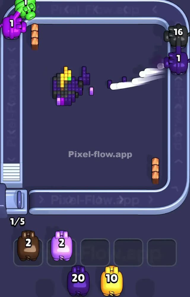 Pixel Flow Level 1350 Solution 3