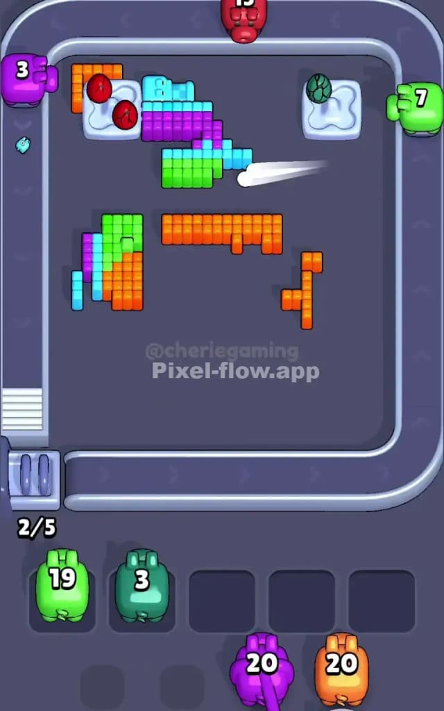 Pixel Flow Level 604 Solution 3