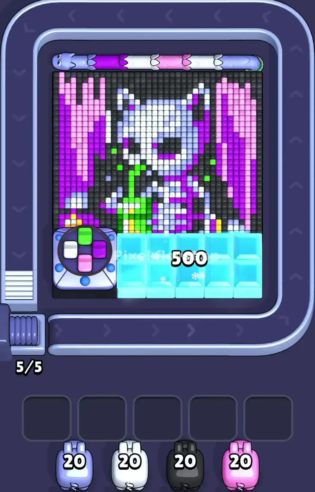Pixel Flow Level 1255 Screenshot