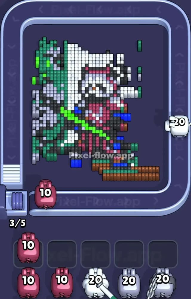 Pixel Flow Level 1349 Solution 1