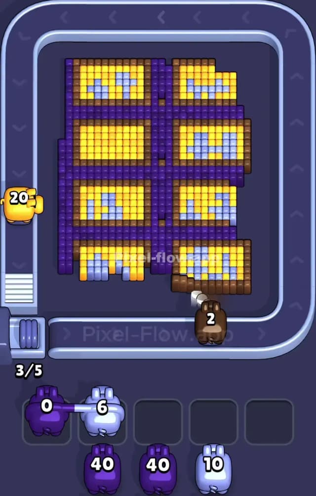 Pixel Flow Level 961 Solution 2