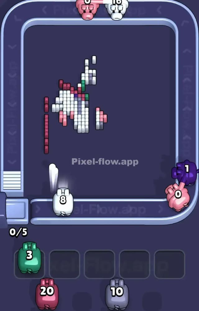 Pixel Flow Level 1442 Solution 3