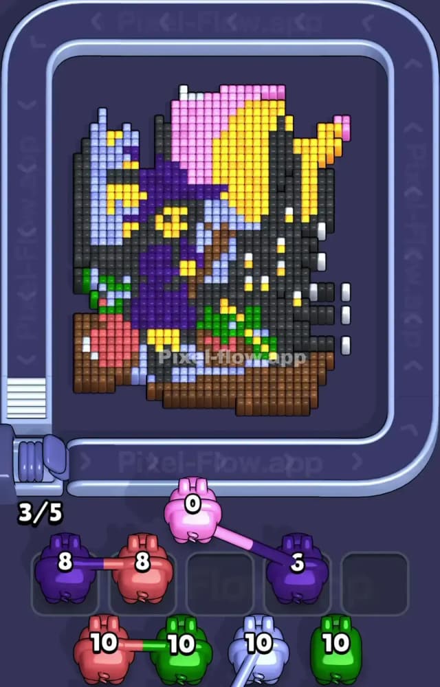 Pixel Flow Level 1428 Solution 1