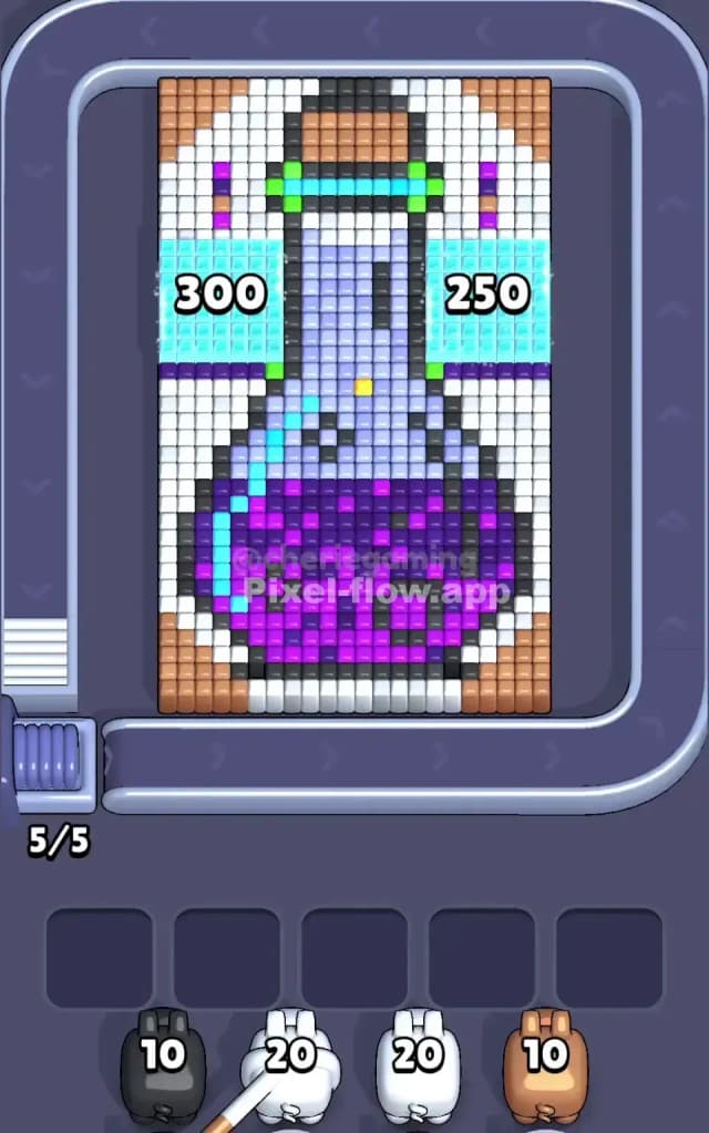 Pixel Flow Level 461 Gameplay