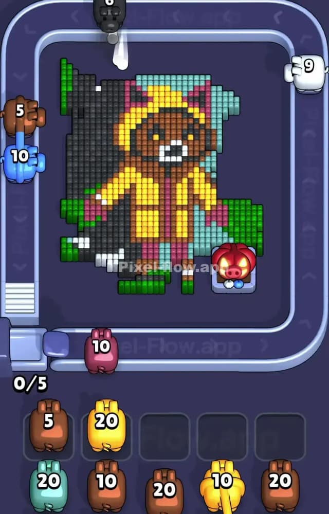 Pixel Flow Level 1274 Solution 1