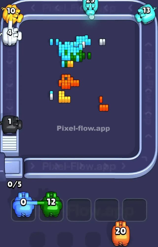 Pixel Flow Level 1556 Solution 3