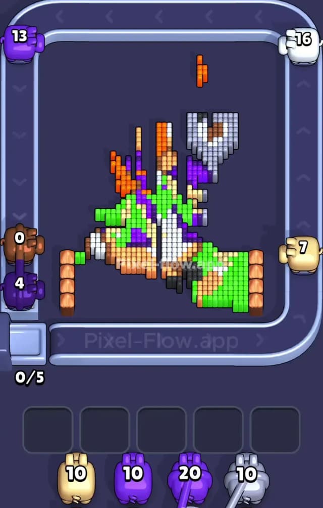 Pixel Flow Level 879 Solution 2