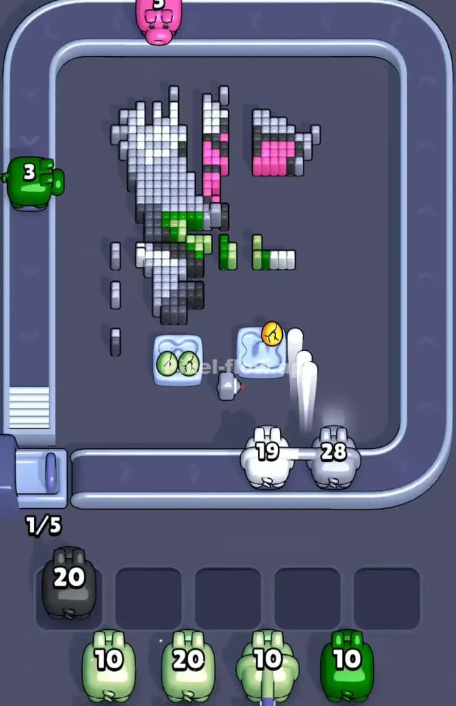 Pixel Flow Flower Level Solution 3