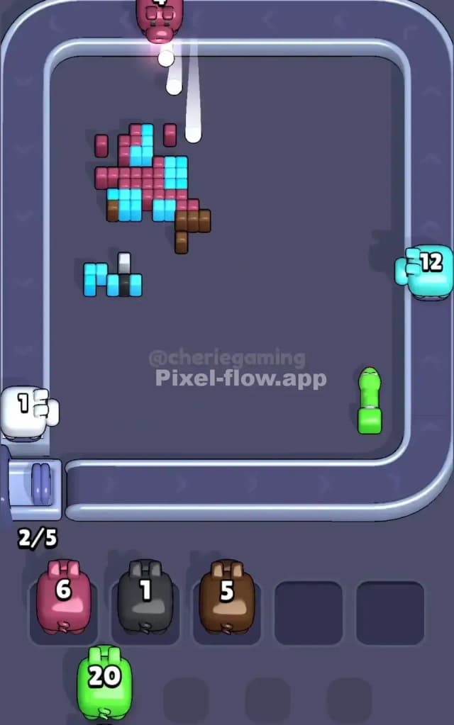 Pixel Flow Level 340 Solution 3