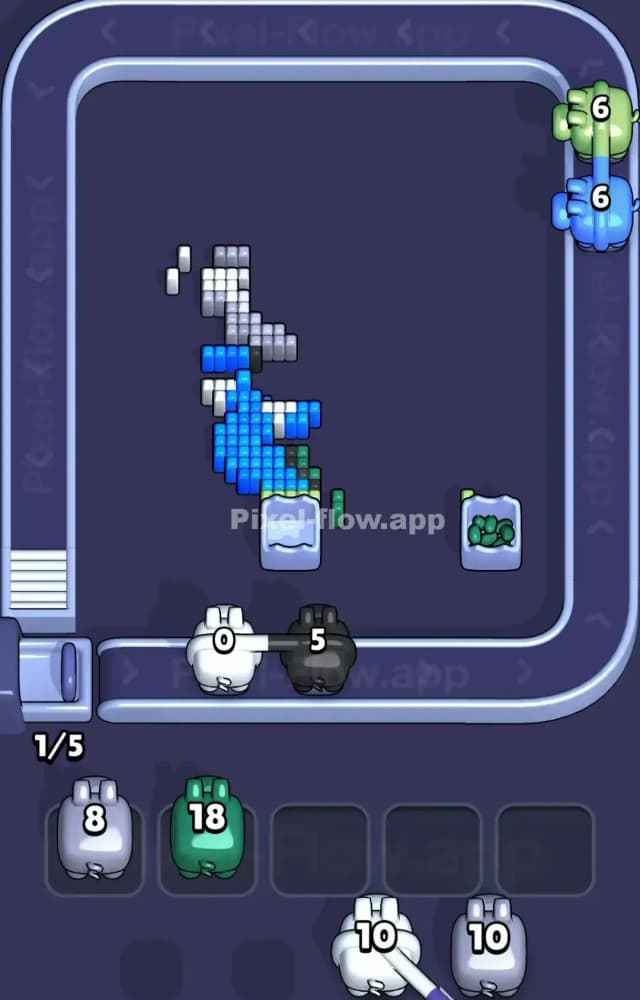 Pixel Flow Level 1333 Solution 3