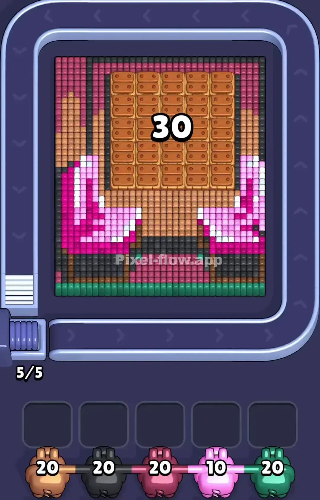 Pixel Flow Level 988 Screenshot