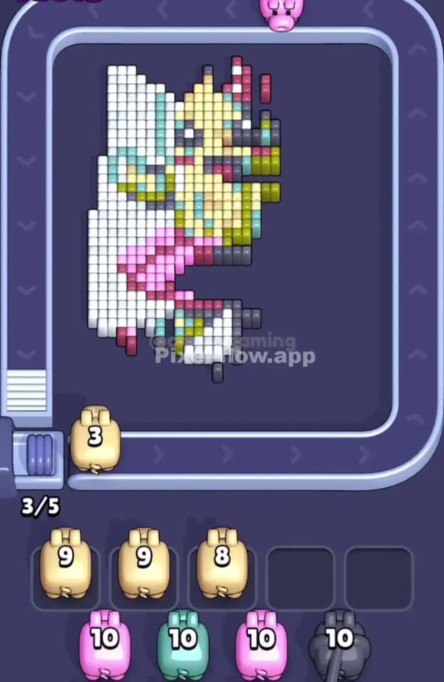 Pixel Flow Level 1618 Solution 2