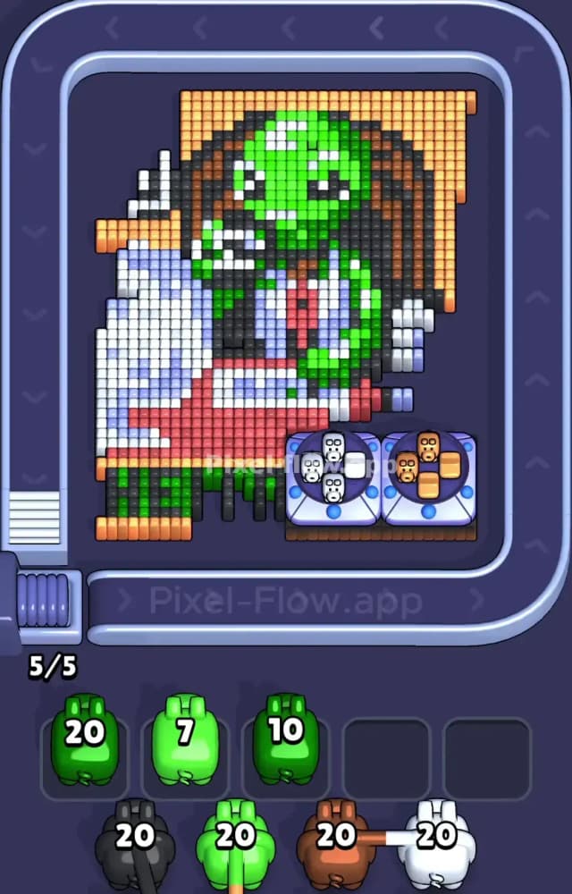 Pixel Flow Level 990 Solution 1