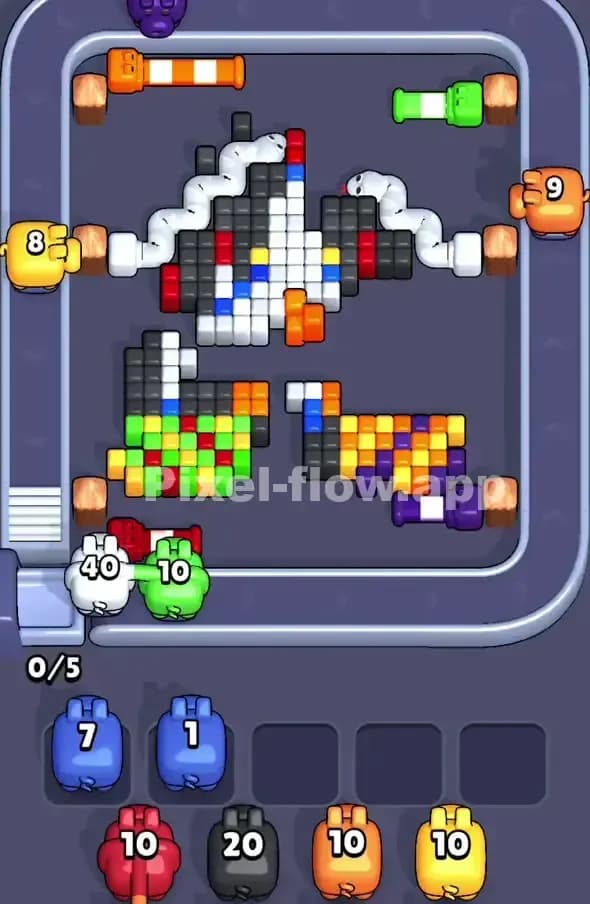 Pixel Flow Level 348 Solution 2