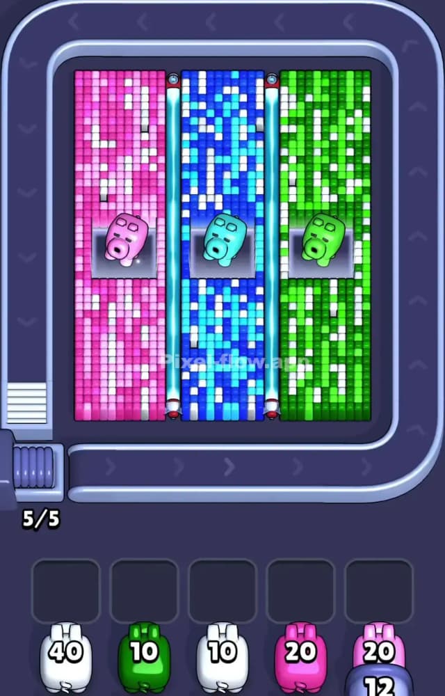 Pixel Flow Level 1014 Gameplay