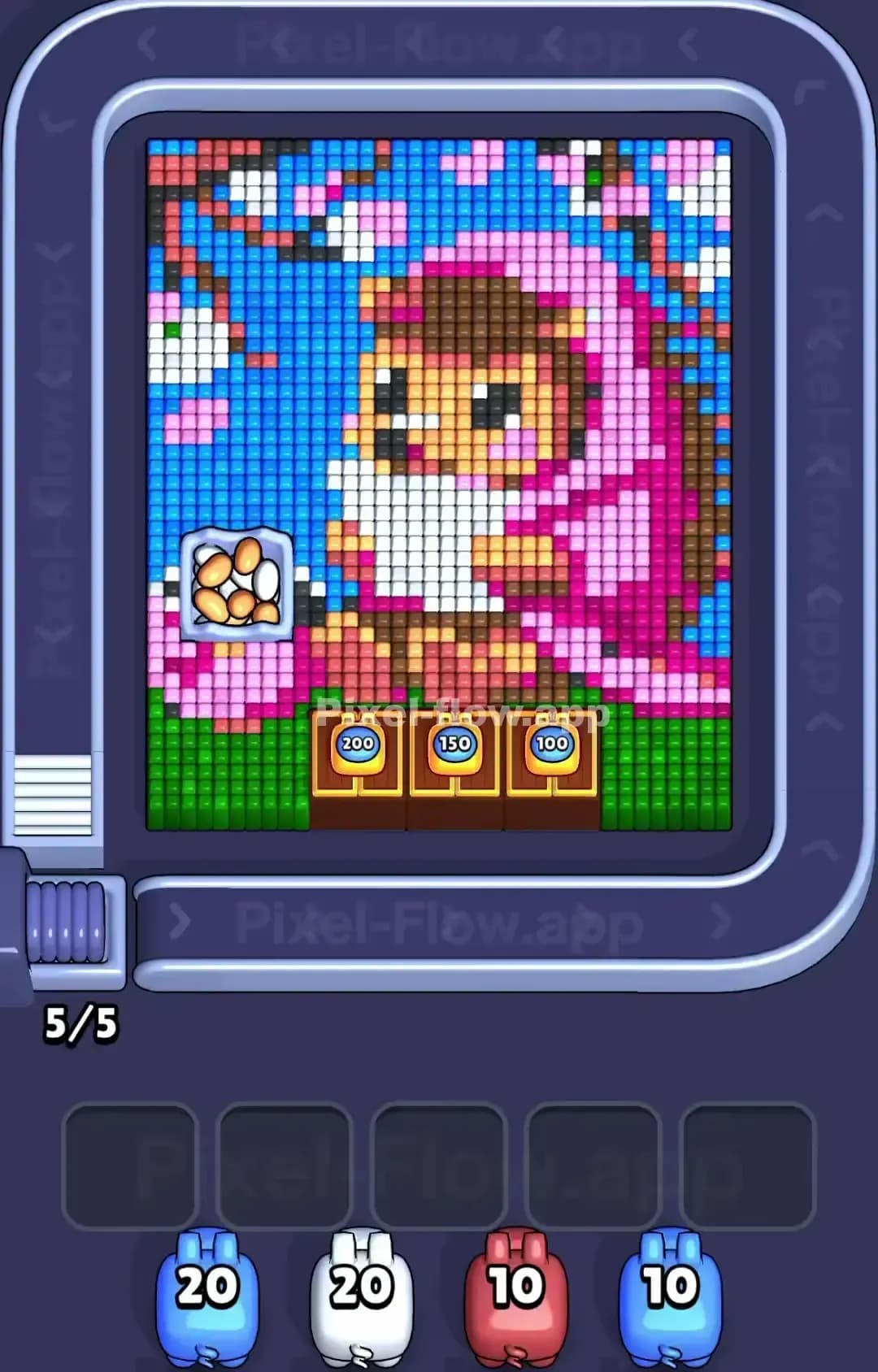 Pixel Flow Level 1387 Screenshot
