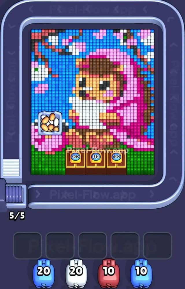 Pixel Flow Level 1387 Gameplay
