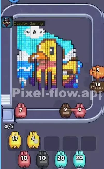 Pixel Flow Level 490 Solution 2