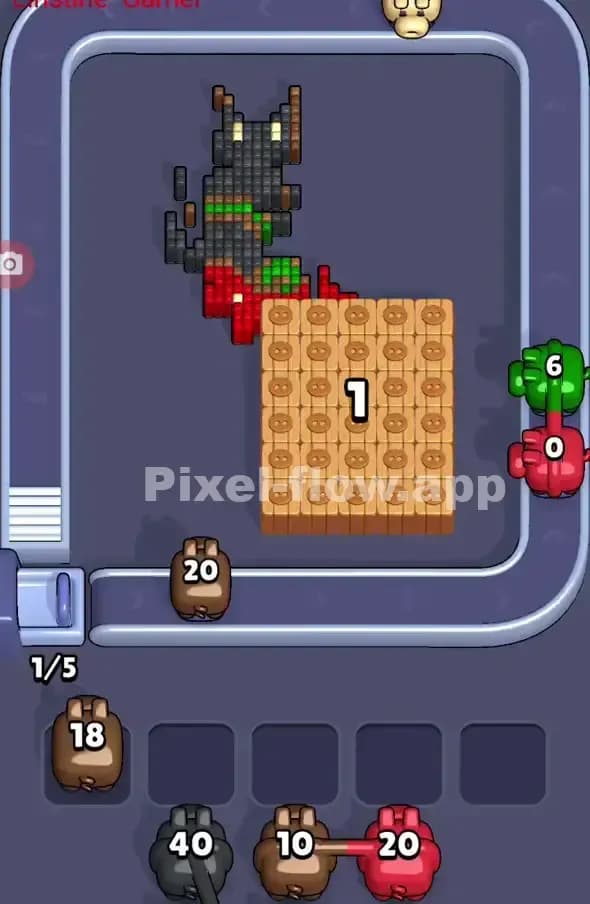 Pixel Flow Level 321 Solution 2