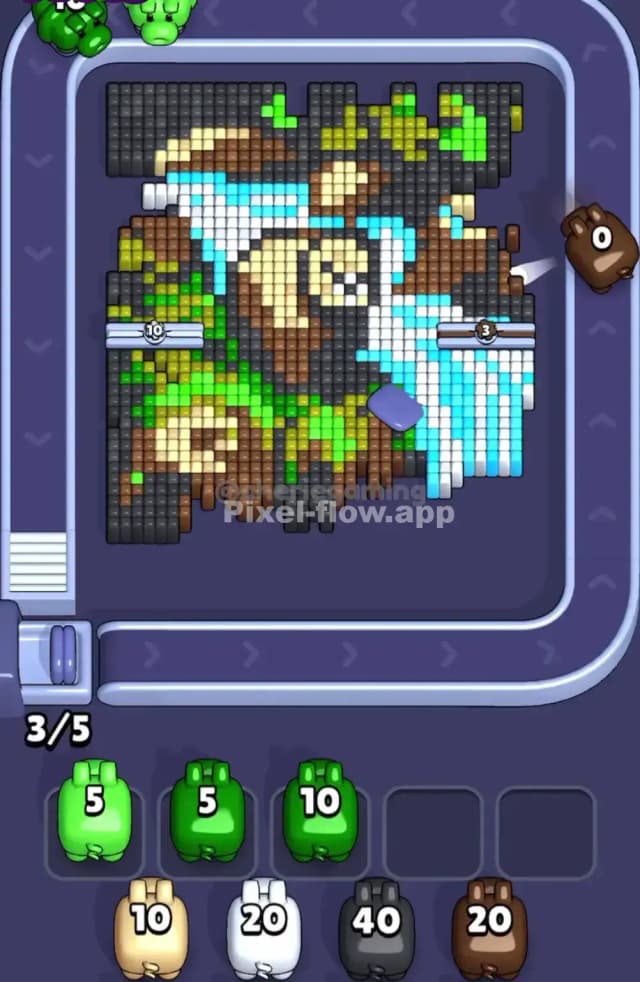 Pixel Flow Level 1745 Solution 1