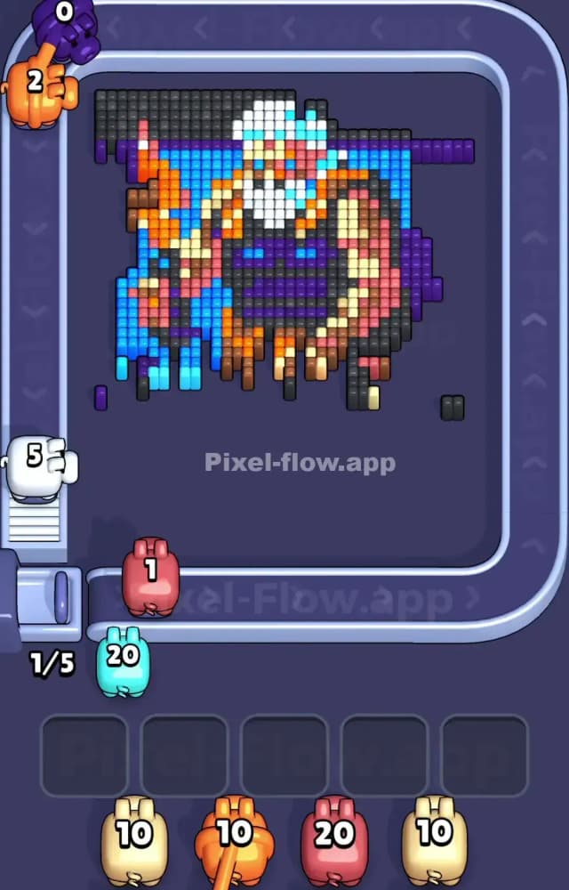Pixel Flow Level 1073 Solution 1