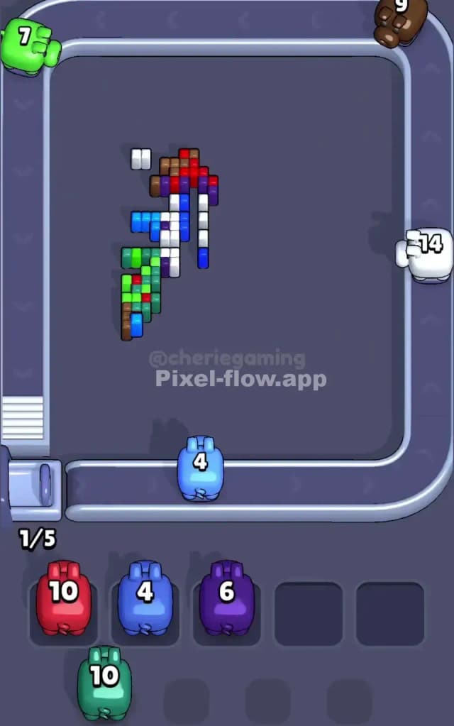 Pixel Flow Level 362 Solution 3