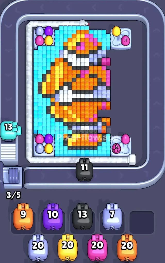 Pixel Flow Level 333 Solution 1