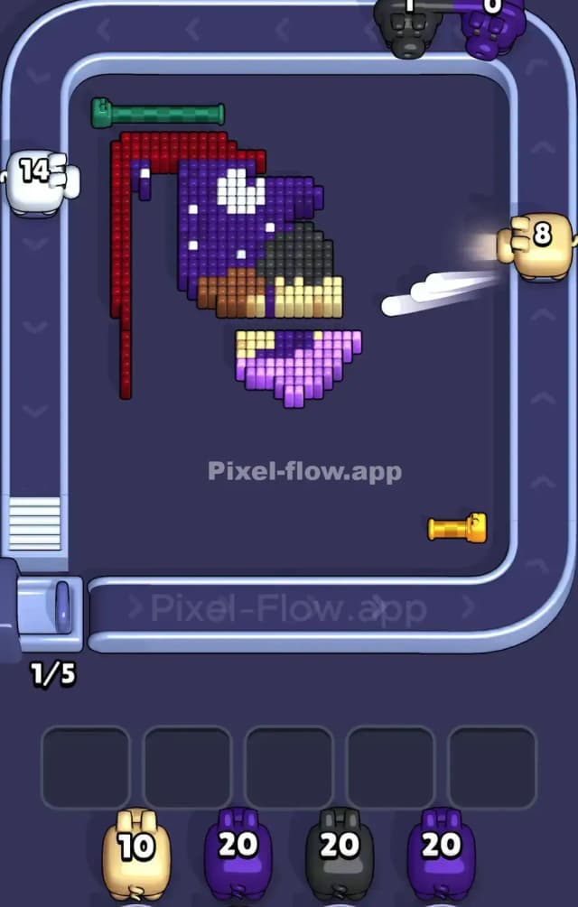 Pixel Flow Hugging Couple Level Solution 3