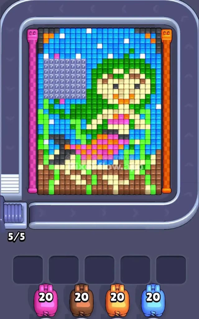 Pixel Flow Level 451 Gameplay