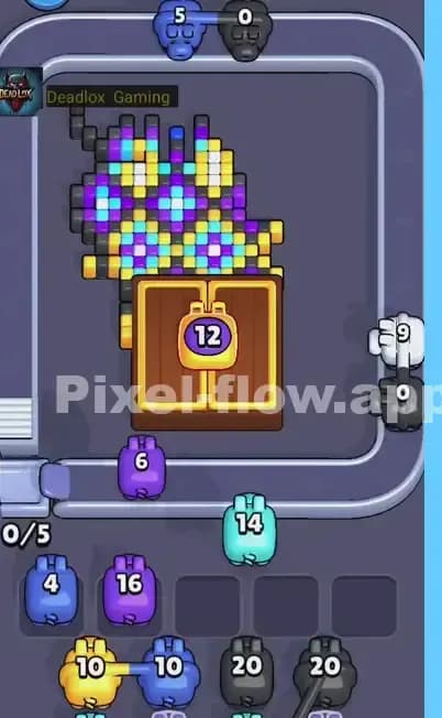 Pixel Flow Level 452 Solution 2