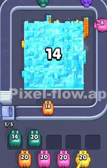 Pixel Flow Level 392 Solution 1