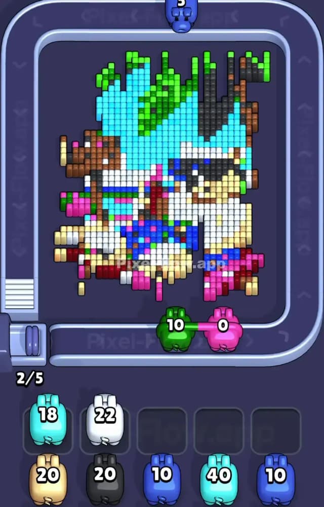 Pixel Flow Level 1264 Solution 1