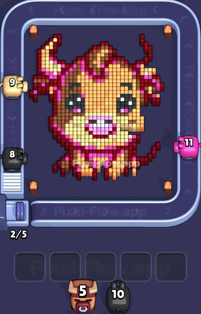 Pixel Flow Level 1301 Solution 1