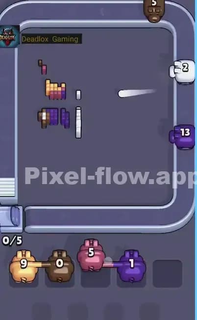 Pixel Flow Level 468 Solution 2